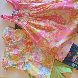 Girls Spring/Summer Clothes Lot. Size 3T Gymboree Dress Shorts Blouse Jeans